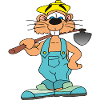 Hamster gärtnert