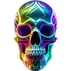 Neon Skull