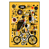 Playful Hieroglyphics Bicycle and Cycling