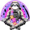 Sloth, Sloth as Astronaut