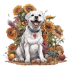 Cute Dog Dog Anime Design