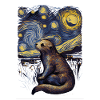 Otter Starry Night