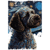 Lagotto Romagnolo Starry Night