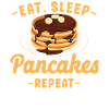 Pancake Lover Kids Eat Sleep