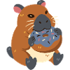 Capybara au beignet