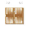 Brettspiel Lustiges Backgammon