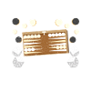 Board Game Funny Backgammon