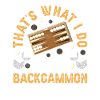 Board Game Funny Backgammon
