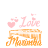 Peace love marimba