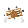 Board Game Funny Backgammon