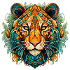 Animal Tigre Mandala