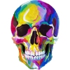 bunter Totenkopf
