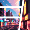 Asien-Stadt