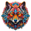Animal Loup Mandala