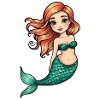 Mermaid Fantasy Illustration