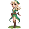 Elf Fantasy Illustration