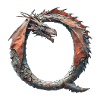 Letter "Q" in dragon design.