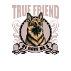 Schäferhund Haustier Diensthund