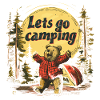 Lets Go Camping Bear