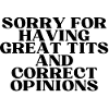 SorrynotSorry (black&white)