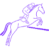 Show Jumping Outline