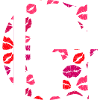 Lettre g bisous