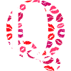 Letter q kisses