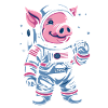 Petit Cochon : Cochon Astronaute