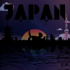 Japan Skyline Retro Galaxy