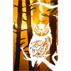 Papier découpé – Hibou