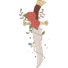 Knife of roses