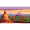 Bagan, Myanmar - Pixel Art