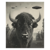 Selfie - Alien Selfie Bison UFO