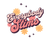 Hippie Neurodiversity Everybody Stims Tee