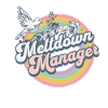 Hippie Meltdown Manager Caregiver Tee