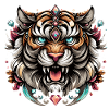 Tiger Gemstone Majesty