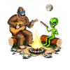 Bigfoot and Alien Camping