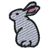 Lapin brodé