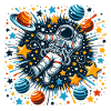 Astronaut in space