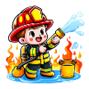 Firehero kid
