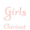 Cool girls play clarinet