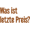 Was ist letzte Preis?