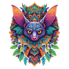 Bat Mandala Dream Catcher Design