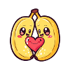 Banana Couple Love Heart Funny
