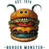 Burger monster T shirt