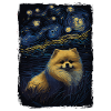 Pomeranian Starry Night