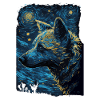 Hyena Starry Night