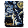 Husky Starry Night