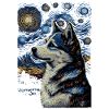 Husky Nuit étoilée