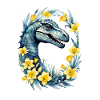 Trex Dinosaur Daffodils